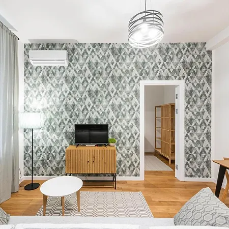דירה Vertigo One Bedroom - Free Private Parking-fast Wi-fi